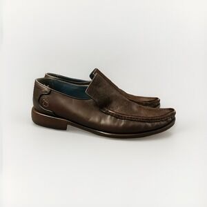 Oliver Sweeney Loafers Calf Hair And Leather Dress Shoes Mens Size 10